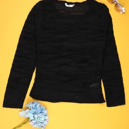 V-Mart Girls Polyester T-shirt-image-91