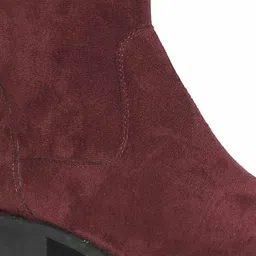 Saint G Block-Heeled Leather Long Boots image 2