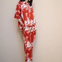 Aura By Sanskrutihomes Printed Pure Cotton Tunic With Trousers Co-Ords image 4