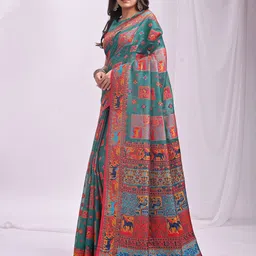 Astita Ethnic Motifs Woven Design Saree image 5