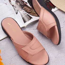 TRASE Women Open Toe Flats image 1