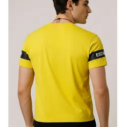 AUTNA Men Graphic Printed Regular Fit Short Sleeves Round Neck Cotton T-shirt image 2