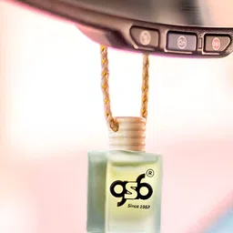 GSB Transparent English Lavender Hanging Car Air Freshener-10ml image 2