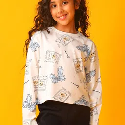 Anthrilo Girls Floral Printed T-shirt-picture-35