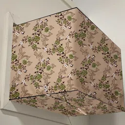 Stylista Beige Solid Waterproof Air Conditioner Covers image 4