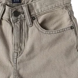 GAP Boys Heavily Washed Mid-Rise Non-Stretchable Shorts image 2