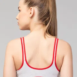 Apraa & Parma Cotton Full Coverage Non Padded Seamless Sports Bra image 3