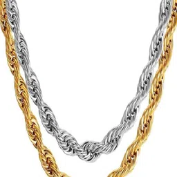 Anvika Unisex Gold Necklace and Chains-picture-24