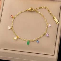 BLACKBOX Gold-Plated CZ Studded Jewellery Set-picture-12