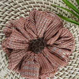 Radhu & Kabby Women Set of 3 Scrunchie Ponytail Holders image 5