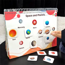 todfod Chhote Natkhat & Bade Natkhat All in One Early Learning Velcro Binder Book image 3