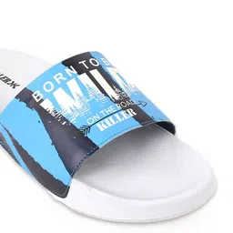 Killer Typography Printed Cushioned Footbed Sliders image 2