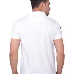 LA MILANO Men Polo Collar Pockets Slim Fit T-shirt image 4