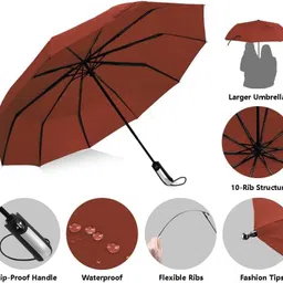 care 4 Auto Open/Close 10 Ribs,Windproof, Lightweight Umbrella Umbrella image 2
