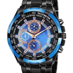 SZN Men Dial & Straps Analogue Watch Blue ring Black Chrono33329022-picture-27
