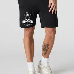 FABSTIEVE Men Typography Printed Regular Fit Low-Rise Cotton Regular Shorts-picture-16