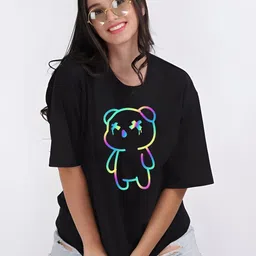 Moda Rapido Women Drop-Shoulder Sleeves T-shirt-picture-25