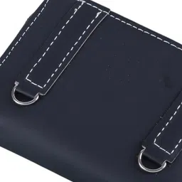 WATCHSTAR Unisex Abstract Textured Leather Zip Around Wallet image 2