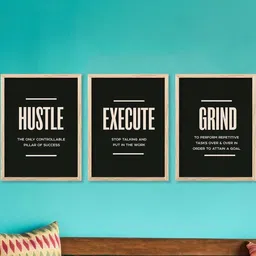 walllane Motivational Wall Art With Frame Home Decor Wall Painting For Living Room Office Bedroom-picture-17