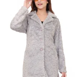 Hallinton Women Single-Breasted Notched Lapel Collar Overcoat-picture-13