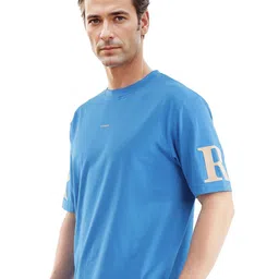RARE RABBIT Men Printed Pockets T-shirt image 4