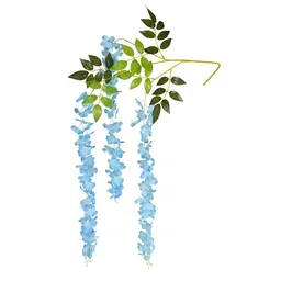 Nutts Turquoise Blue 6 Pieces Hanging Orchid Artificial Flowers image 3