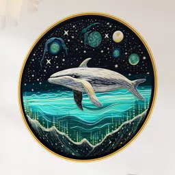 Livin'luxe Blue MDF Other Wall Paintings image 4