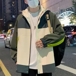 Mast & Harbour Men Hooded Colourblocked Tailored Jacket image 4