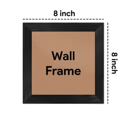 Indigifts Brown & White Wooden Buddha Printed Frame image 5