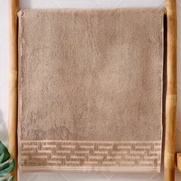 Home Centre Fiesta Donald Brown Self Design 120 GSM Cotton Hand Towel-image-72