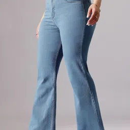 Miss Chase A+ Women Bootcut High-Rise Stretchable Jeans image 5