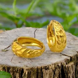 SHREE KRISHNA SHOPPING Unisex Gold-Plated Brass Earrings-picture-57