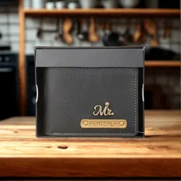 monistry Men Ethnic, Trendy, Travel, Formal, Casual, Evening/Party Black Artificial Leather Wallet-picture-14