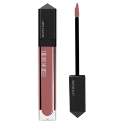 LOVE EARTH Lightweight Matte Liquid Mousse Lipstick 6ml - Peach Mojito image 5