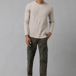 Voi Jeans Men Relaxed Fit Mildly Distressed Stretchable Jeans image 2