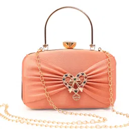 jasuniq Party Orange Clutch image 2