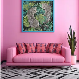 Peach Satin Traditional 16x16 inches Cushion Covers (Pack of 5)-image-87