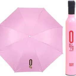shelter pro Double Layered Folding Portable Wine Bottle Umbrella With Cover Stylish Bottle Umbrella image 2