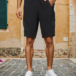 Shein Knee Length Graphic Placement Print Track Shorts image 3