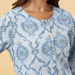 RANGMANCH BY PANTALOONS Ethnic Motifs Printed A-line Kurta image 3