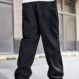 cmd coinmen denims Men Loose Fit Mid Rise Black Jeans image 2