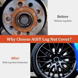 vasadigital 20 pcs Wheel Nut Cap, 17mm Wheel Bolt Nut Caps Covers with Removal Tool Wheel Cover For Volkswagen, Renault, Honda, Mahindra, Maruti 3 Series image 2