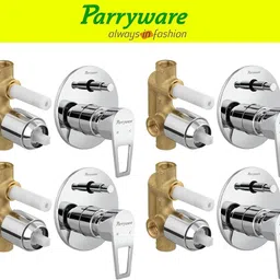 parryware Espirion concealed Diverter Body with Concealed Upper Part set of 4 pic 078 Faucet Set-picture-21