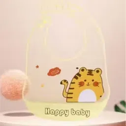 nimi Silicone Baby Bibs Easily Adjustable and Wipe Clean Soft Waterproof Bibs image 2