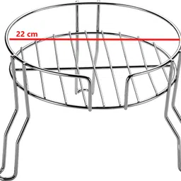 sarvatr Matka Kitchen Rack Heavy Stainless Steel Matka Stand/Pot Stand Steel image 2