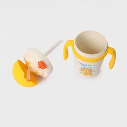 juniors by babyshop Sippy Cup with Press Button Closure and Handles - Pu Polyurethane image 4