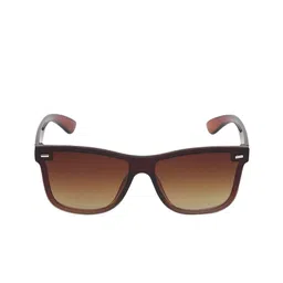 GARTH Unisex Brown Lens & Brown Square Sunglasses with UV Protected Lens image 2