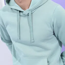 highlander Men Full Sleeve Solid Hooded Sweatshirt image 5