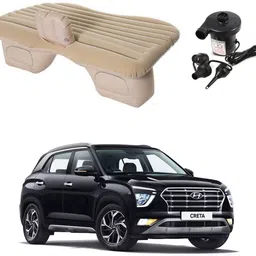 oshotto Car Travel Inflatable Bed Mattress with Two Air Pillows BEIGE87 Car Inflatable Bed-picture-16