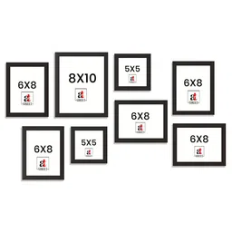 Black Synthetic Wood (Set of 8) Photoframes by Art Street image 2